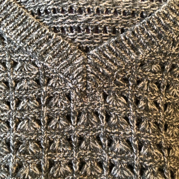 DKNY Charcoal V-Neck Sweater - Picture 2 of 3